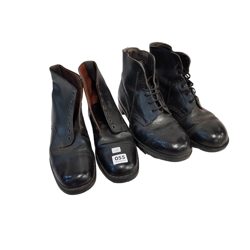 55 - 2 X PAIRS OF ROYAL ULSTER CONSTABULARY BOOTS