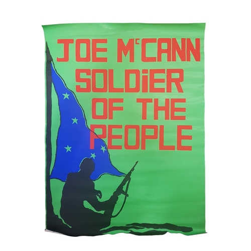 91 - HAND SCREEN PAINTED REPUBLICAN POSTER - JOE McCANN