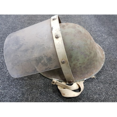 9 - 1970S BRITISH ARMY RIOT HELMET