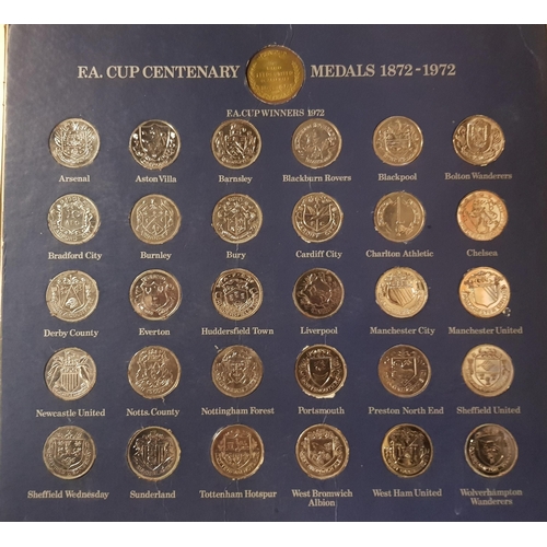 207 - F.A. CUP CENTENARY 1872-1972 MEDAL COLLECTION