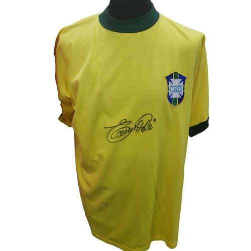 210 - THE WORLDS GREATEST COLLECTION 3 SIGNED SHIRTS - MARADONA, PELE AND CRUYFF ULTRA RARE WITH CERTIFICA... 