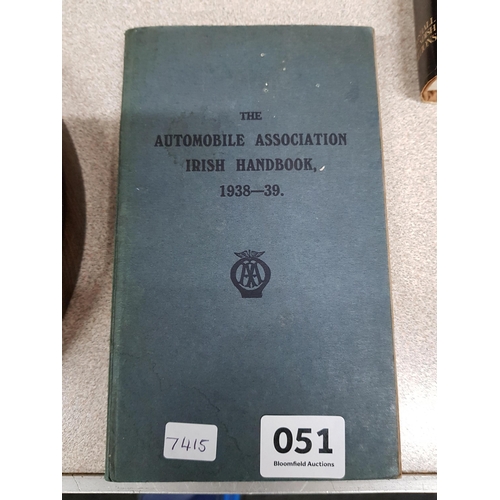 51 - THE AUTOMOBILE ASSOCIATION IRISH HANDBOOK 1938 - 1939