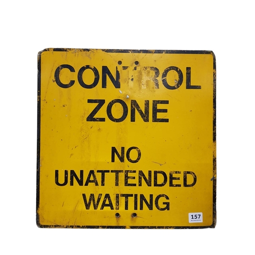 157 - CONTROL ZONE SIGN