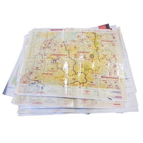 180 - LARGE QUANTITY OF ROYAL ULSTER CONSTABULARY & ULSTER MILITARY MAPS