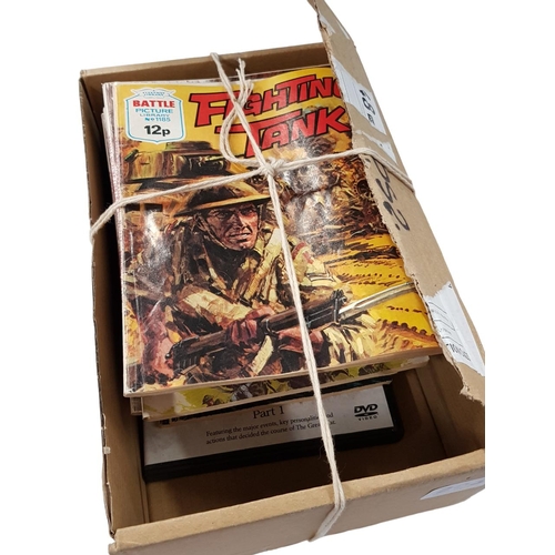 203 - BOX OF 1960'S WAR COMICS