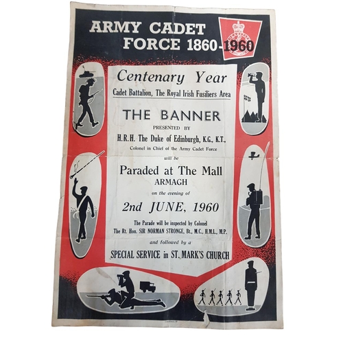 214 - ARMY CADET FORCE 1860-1960 POSTER