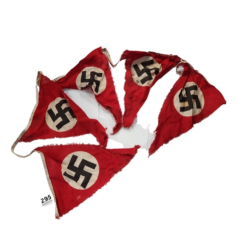 295 - GENUINE WORLD WAR 2 THIRD REICH PIECE OF BUNTING