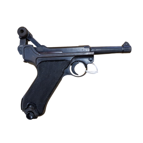 31 - DEACTIVATED BYF LUGER SEMI AUTOMATIC PISTOL 9MM BARREL 4