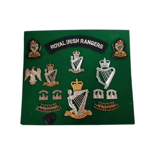 340 - BAG LOT OF ROYAL IRISH RANGERS BADGES