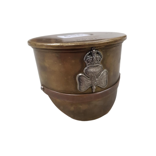 656 - TRENCH ART CAP WITH YCV BADGE