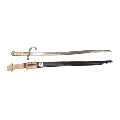 91 - 1865 FRENCH CHASSEPOT BAYONET