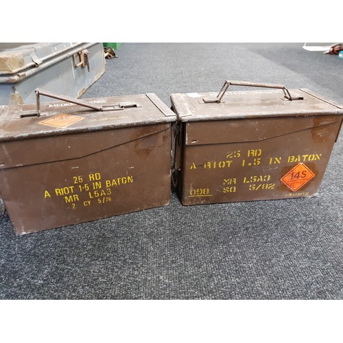 160 - 2 AMMO BOXES