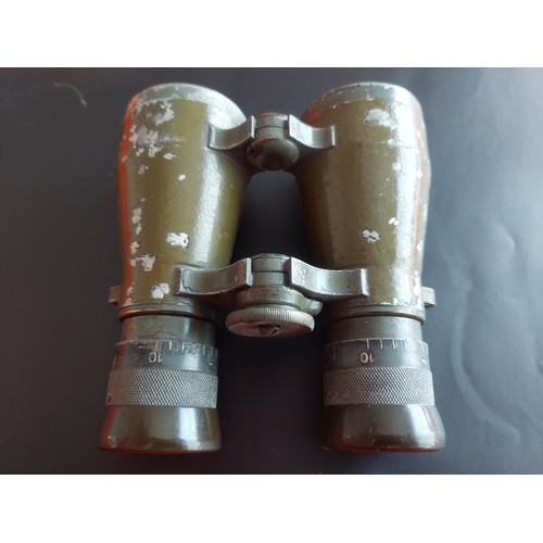 150 - PAIR OF GERMAN FIELD BINOCULARS - FELDGLAS 08 SOINDLER & HOYER, GOTTINGEN