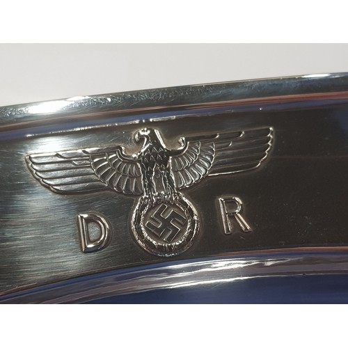 129 - DEUTSCHE REICHSBAHN LARGE OVAL SERVING TRAY FROM ADOLF HITLER'S EXECUTIVE DINING WAGON 10 '242'