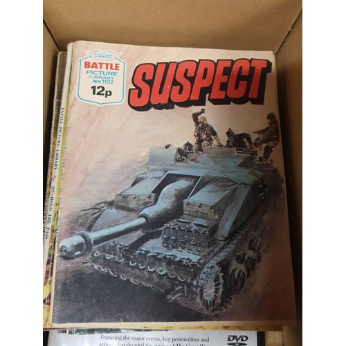 203 - BOX OF 1960'S WAR COMICS