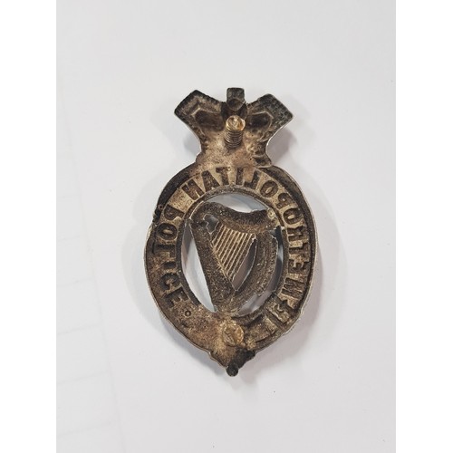 16 - RARE VICTORIAN DUBLIN METROPOLITAN POLICE POUCH BADGE