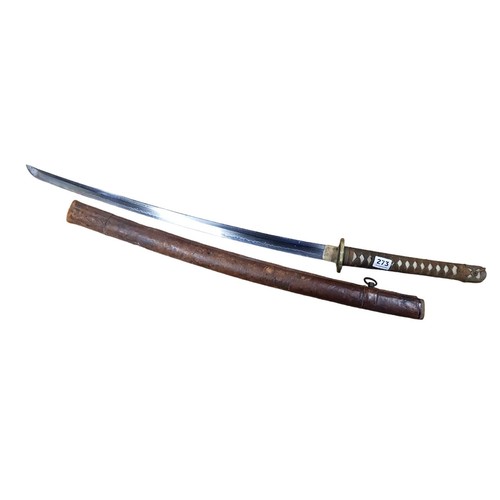 278 - WORLD WAR 2 KATANA SIGNED KANE NORI