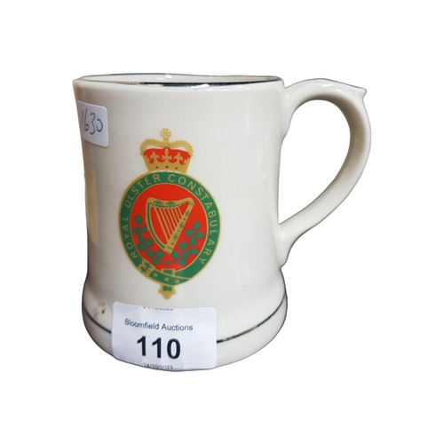 110 - IRISH WADE RUC TANKARD