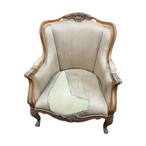 166 - GILT ARMCHAIR