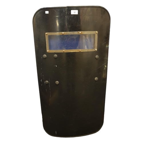 17 - POLICE RIOT SHIELD