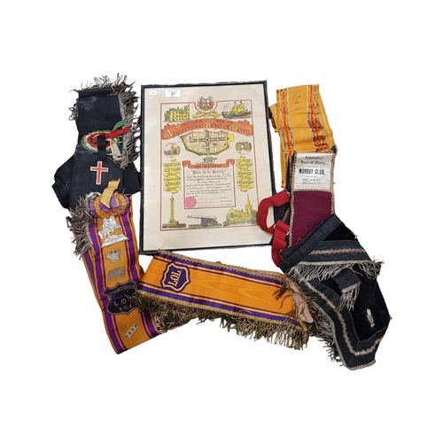 27 - QUANTITY OF ORANGE ORDER, ROYAL BLACK PRECEPTORY & APPRENTICE BOYS ITEMS