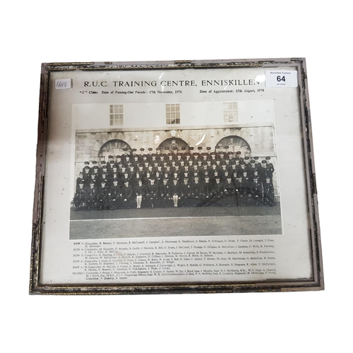 64 - OLD RUC PHOTOGRAPH ENNISKILLEN 1976