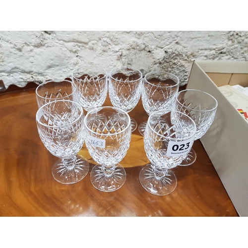 23 - 8 X WATERFORD GLASSES