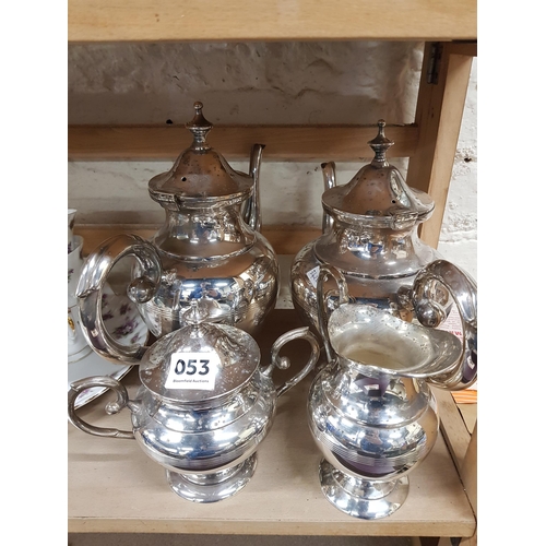 53 - EPNS TEA SET