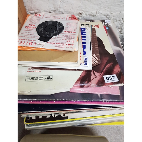 57 - LARGE QUANTITY OF LPs