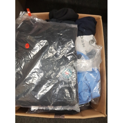 131 - LARGE BOX OF POLICE & RUC / ROYAL ULSTER CONSTABULARY CLOTHING