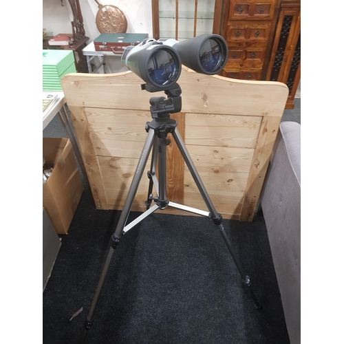 169 - BINOCULARS ON TRIPOD