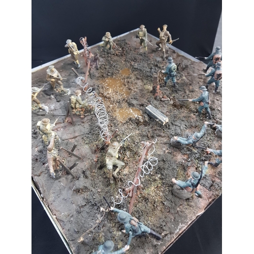 429 - WORLD WAR 1 MODEL SCENE - BATTLEFIELD