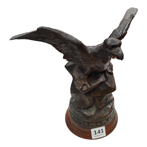 141 - METAL BIRD FIGURE