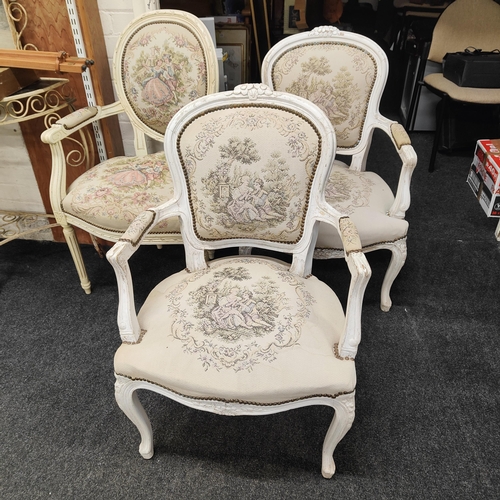 218 - 3 ARMCHAIRS