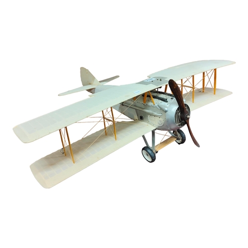 248 - LARGE TRANSPARENT WORLD WAR 1 SPAD MODEL PLANE 24