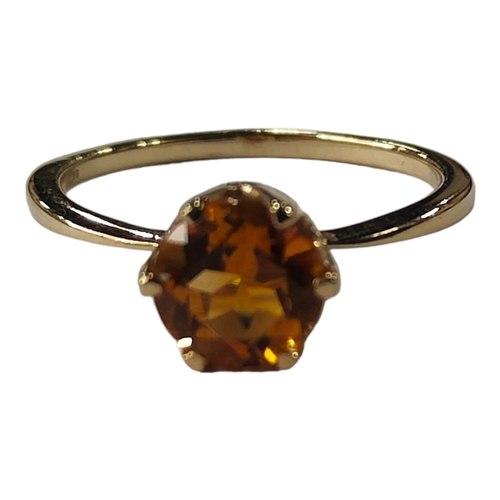 394 - 10 CARAT GOLD DRESS RING