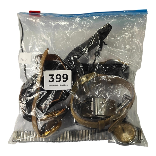 399 - BAG OF MIXED WATCHES