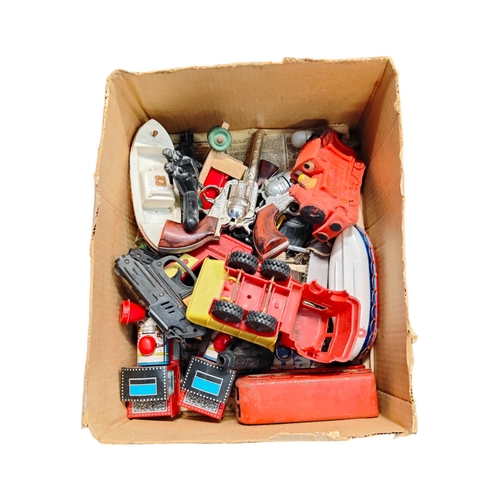 448 - BOX OF VINTAGE TOYS