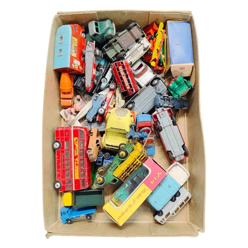 449 - BOX OF MODEL CARS,VANS ETC TO INCLUDE DINKY