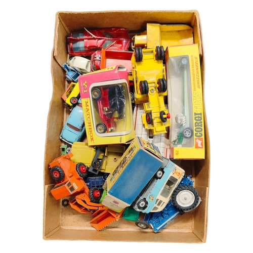 450 - BOX OF MODEL CARS,VANS ETC TO INCLUDE DINKY