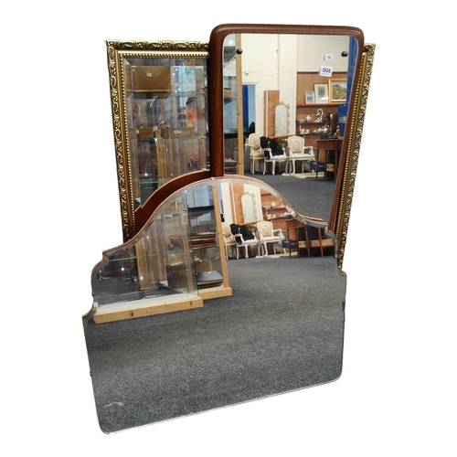 6 - QUANTITY OF MID CENTURY MIRRORS