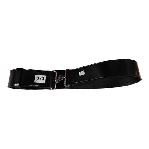 71 - ROYAL ULSTER CONSTABULARY SNAKE BUCKLE BELT