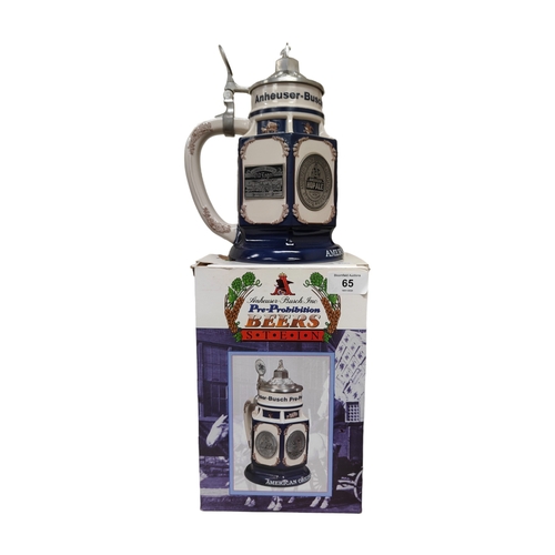 65 - BOXED BEER STEIN