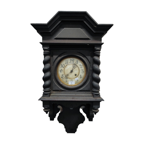 7 - VICTORIAN WALL CLOCK