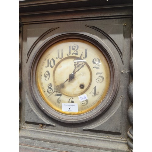 7 - VICTORIAN WALL CLOCK