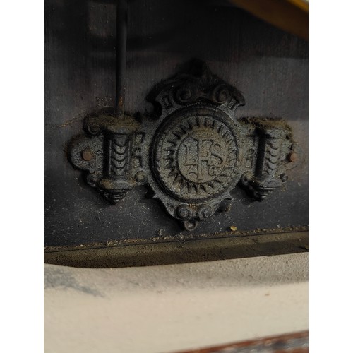 7 - VICTORIAN WALL CLOCK