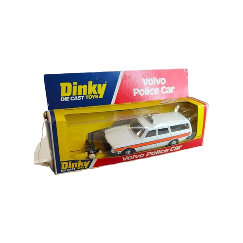 396 - BOXED DINKY MODEL 243, VOLVO POLICE CAR