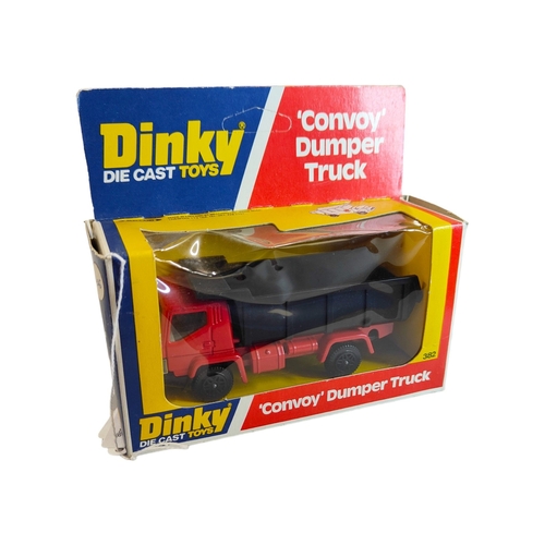 397 - BOXED DINKY MODEL 382, CONVOY DUMPER TRUCK, RED/BLACK