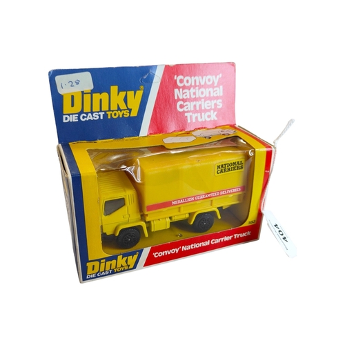 404 - BOXED DINKY MODEL 383, CONVOY NATIONAL CARRIERS TRUCK, YELLOW