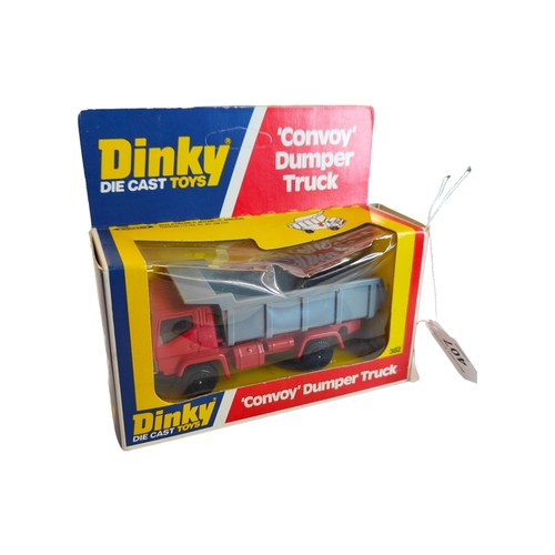 407 - BOXED DINKY MODEL 382, CONVOY DUMPER TRUCK, RED/GREY